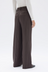 Sofia Wool Pinstripe Pant - Chestnut Stripe