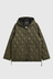 Soft Shell Military Hood W-Zip Down Jacket - Dark Olive