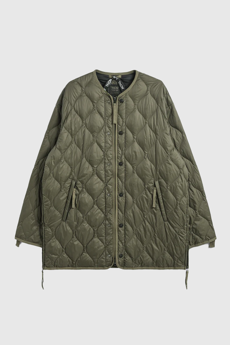 Soft Shell Military M65 Liner W-Zip Down Jacket - Dark Olive