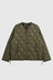 Soft Shell Military M65 Liner W-Zip Short Down Jacket - Dark Olive