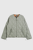 Soft Shell Military M65 Liner W-Zip Short Down Jacket - Dark Sage Green