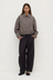 Solana Wool Jacket - Brown / Black Check