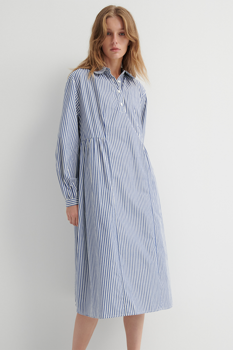 Sonnet Dress - Workwear Stripe