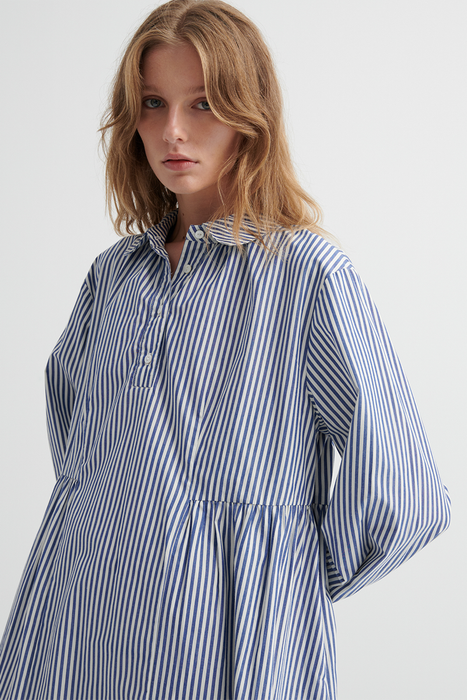 Sonnet Dress - Workwear Stripe