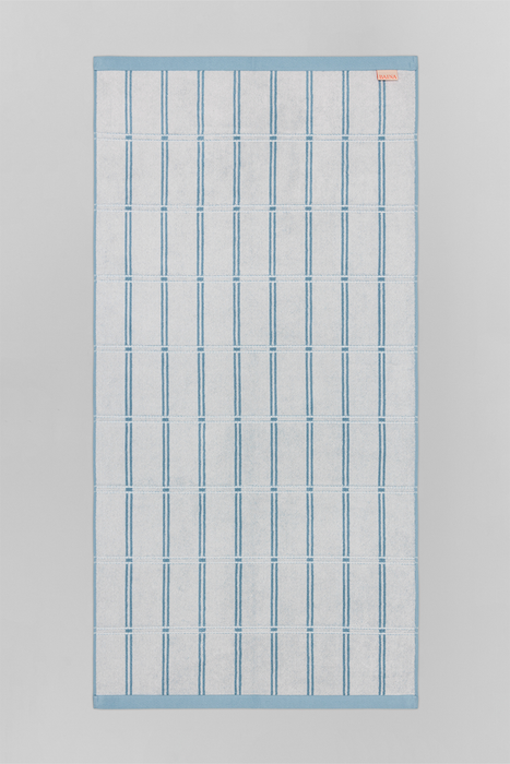 Sorn Bath Towel - Celeste / Chalk
