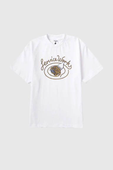 Spaghetti Tee - White