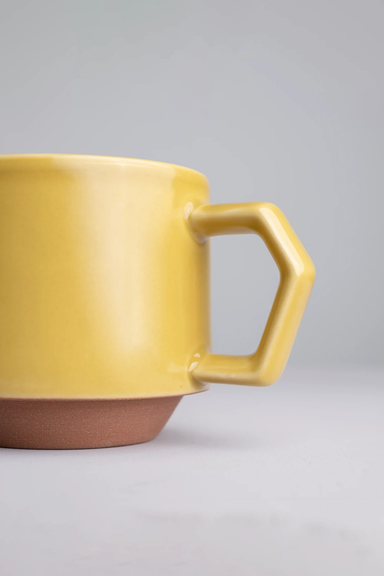 Stack Mug - Solid Colour Mustard