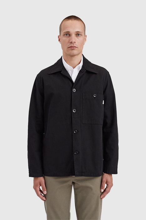 Norse Standard Twill Overshirt - Black