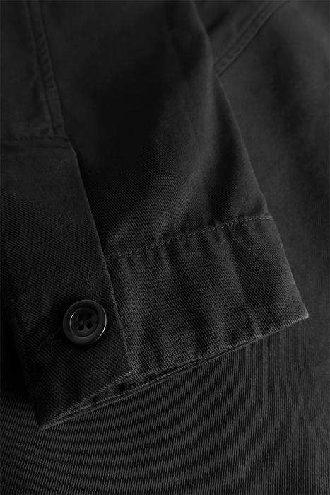 Norse Standard Twill Overshirt - Black