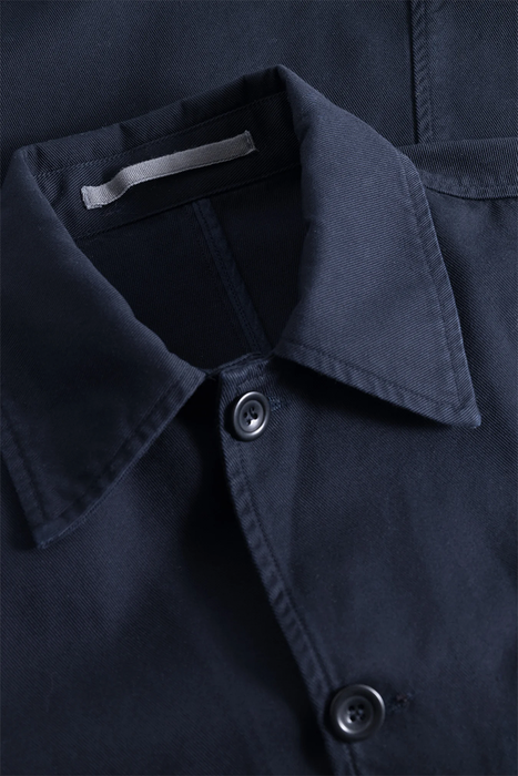 Norse Standard Twill Overshirt - Dark Navy