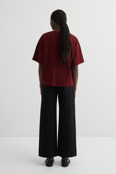 Stencil Tee - Maroon