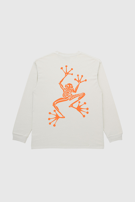 Sticky Hands L/S Tee - White