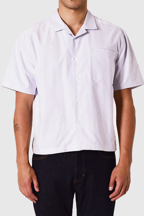 Stripe SS Mod Shirt - French Navy Stripe