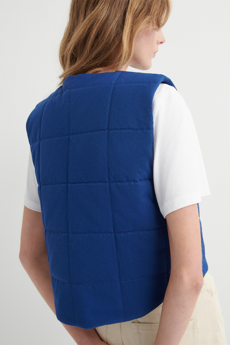 Studio Vest - Factory Blue