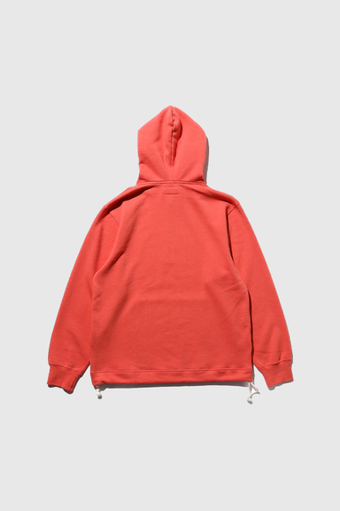 Sweat Half Zip Hoodie - Red