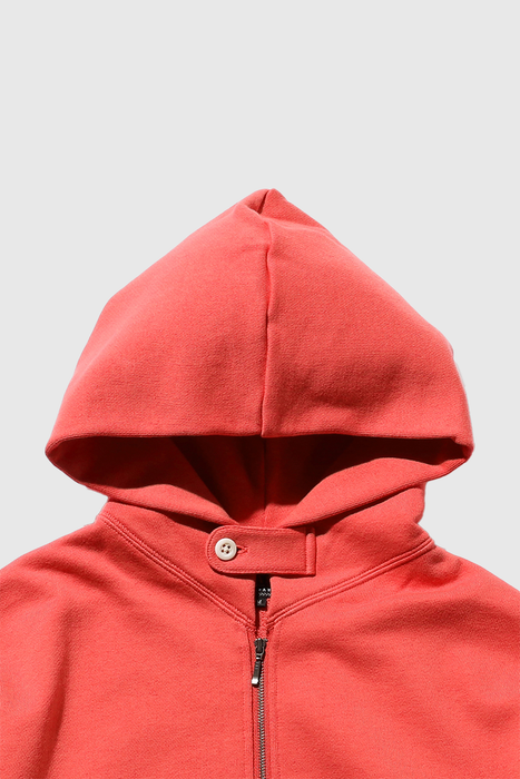 Sweat Half Zip Hoodie - Red