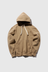 Sweat Pullover Hoodie Raised Back - Khaki