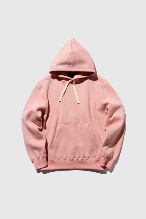 Sweat Pullover Hoodie Raised Back - Pink