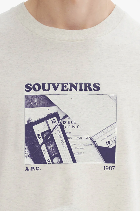 T-Shirt Souvenirs - Heathered Ecru