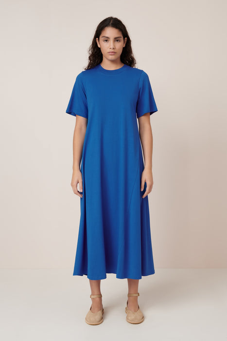 T-Shirt Swing Dress - Azure