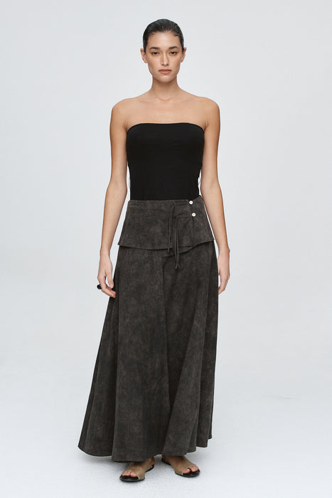 Taffy Skirt - Washed Black