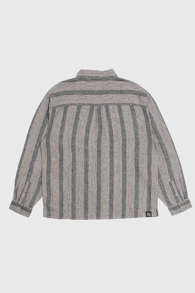 The BB Shirt - Tan / Black Stripe