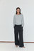 Tab Belt Pant - Black Square