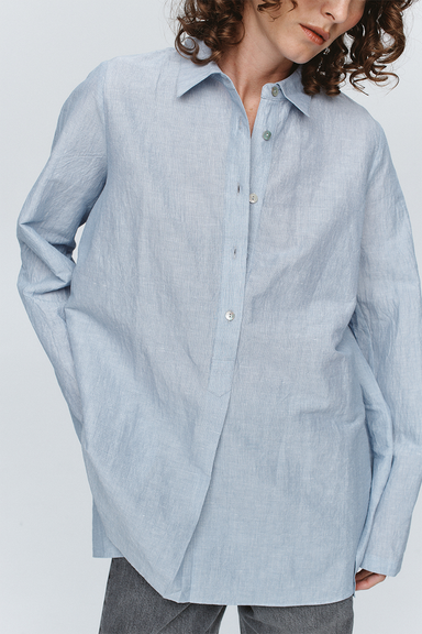 Tab Shirt - Bleu Stripe