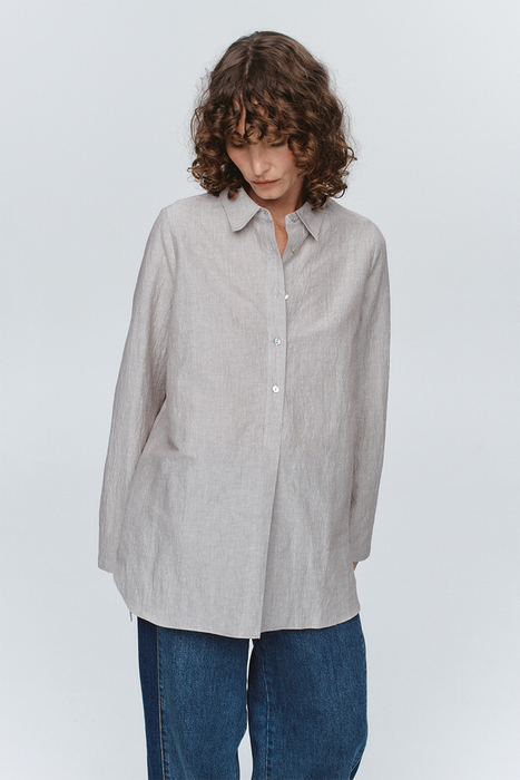 Tab Shirt - Chocolate Stripe