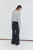 Tab Belt Pant - Black Square