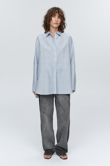 Tab Shirt - Bleu Stripe