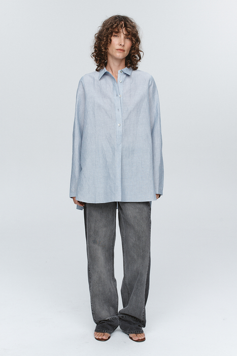 Tab Shirt - Bleu Stripe