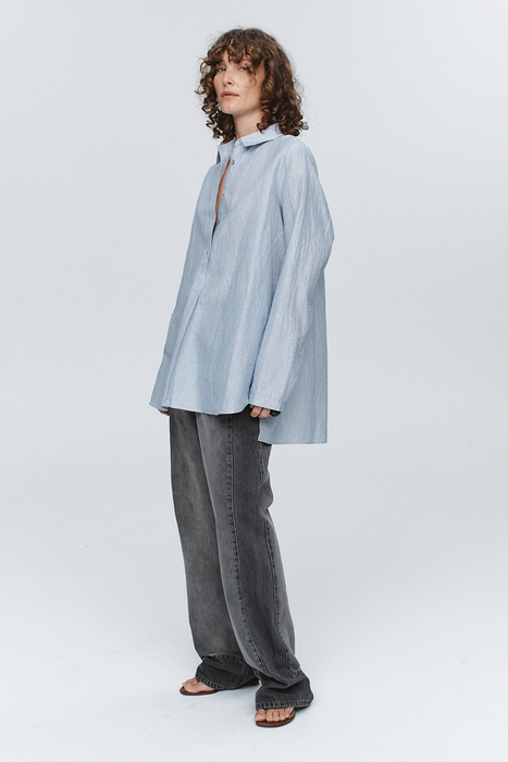 Tab Shirt - Bleu Stripe