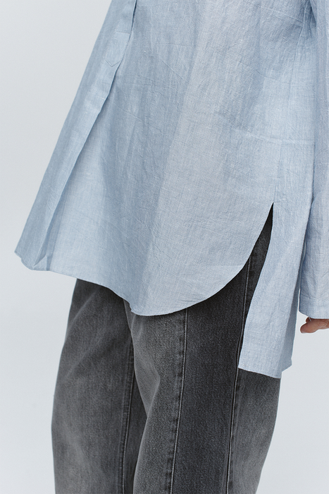 Tab Shirt - Bleu Stripe