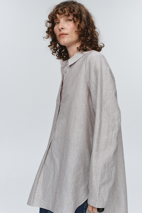 Tab Shirt - Chocolate Stripe