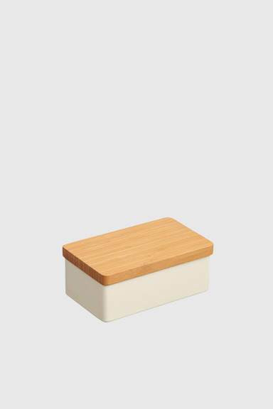 Taku Butter Dish - White