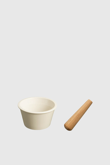 Taku Mortar And Pestle - White