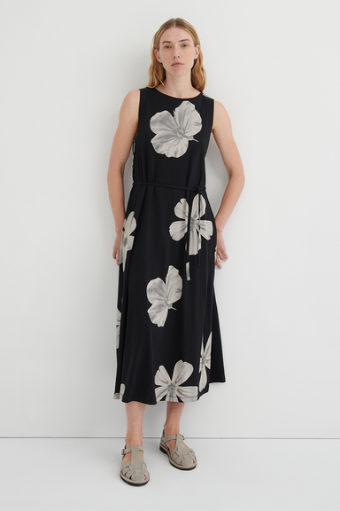 Tank Swing Dress - Monochrome Floral