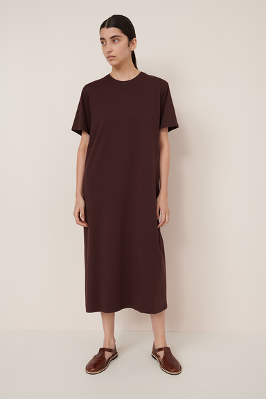 Tee Dress - Mahogany