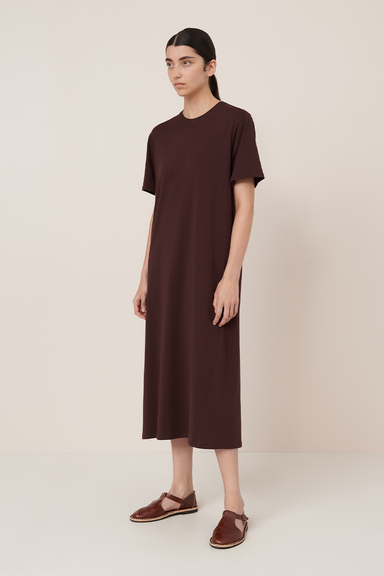 Tee Dress - Mahogany