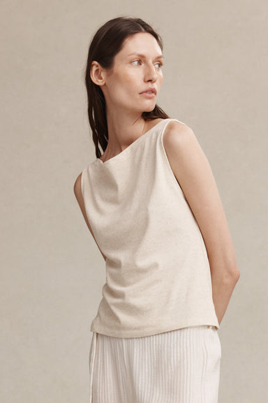 Thalia Singlet - Oat