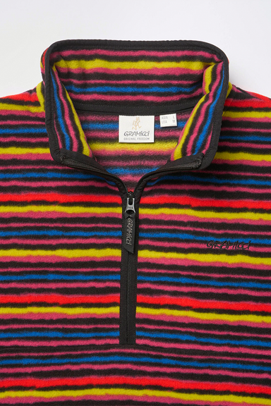 Thermal Fleece Pullover - Multi-Stripe