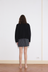 Tie Side Cardigan - Black