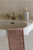 Torrens Hand Towel - Mudbrick / Crème