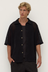Tristan Short Sleeve Shirt - Black