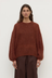 Tulsa Mohair Knit - Burnt Amber