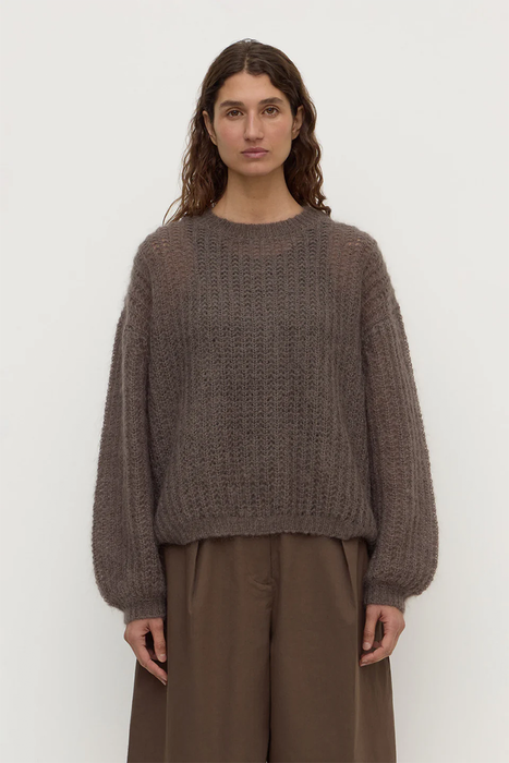 Tulsa Mohair Knit - Bark