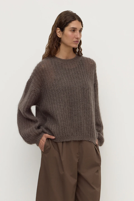 Tulsa Mohair Knit - Bark