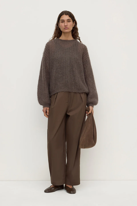 Tulsa Mohair Knit - Bark