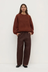 Tulsa Mohair Knit - Burnt Amber